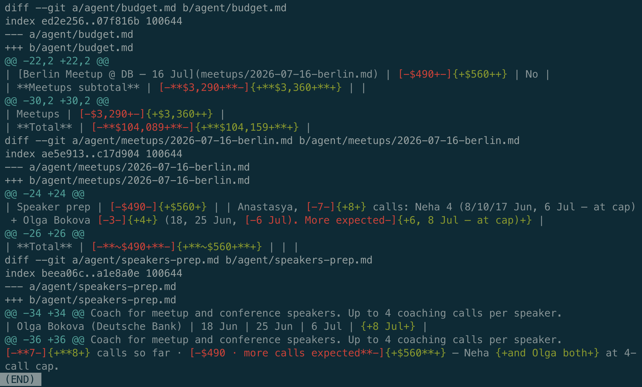 The whole three-file diff on one screen